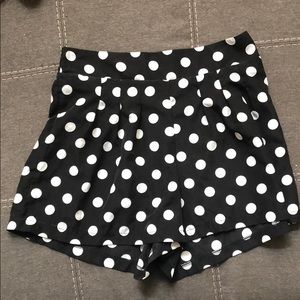 Polka dot shorts